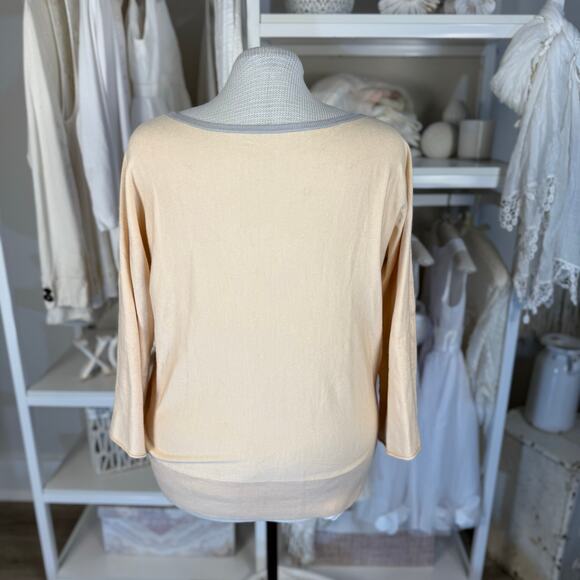 women’s sweaters sz. XL viscose/Poly sweater soft, slimming, color block #3652 - Picture 4 of 7